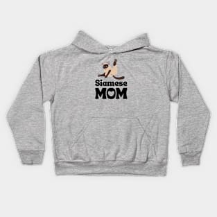 Siamese Mom / Siamese Cat Mama / Funny Cat Shirt / Gift for Siamese Cat Lover Kids Hoodie